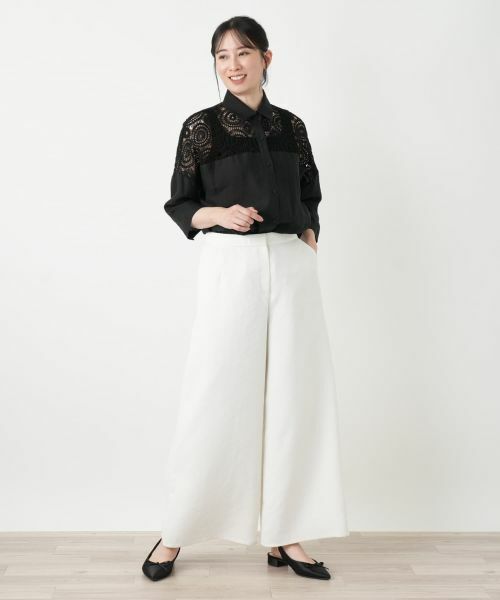 Leilian / レリアン その他パンツ | 洗えるワイドパンツ【2026_4月カタログ】 | 詳細17