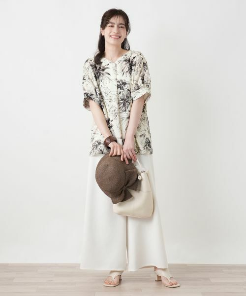 Leilian / レリアン その他パンツ | 洗えるワイドパンツ【2026_4月カタログ】 | 詳細4