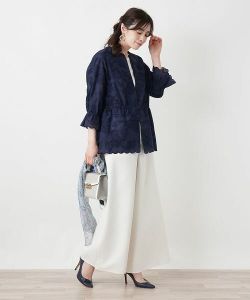 Leilian / レリアン その他パンツ | 洗えるワイドパンツ【2026_4月カタログ】 | 詳細7