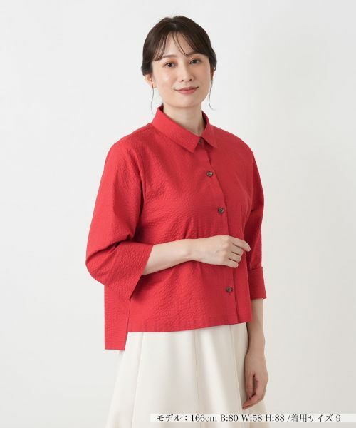 Leilian / レリアン シャツ・ブラウス | 洗えるコットンブラウス【2026_4月カタログ】 | 詳細18