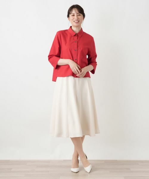 Leilian / レリアン シャツ・ブラウス | 洗えるコットンブラウス【2026_4月カタログ】 | 詳細19