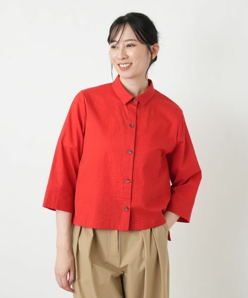 Leilian / レリアン シャツ・ブラウス | 洗えるコットンブラウス【2026_4月カタログ】 | 詳細2