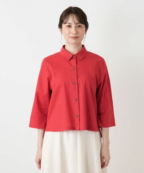 Leilian / レリアン シャツ・ブラウス | 洗えるコットンブラウス【2026_4月カタログ】 | 詳細22