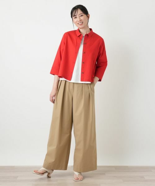 Leilian / レリアン シャツ・ブラウス | 洗えるコットンブラウス【2026_4月カタログ】 | 詳細3