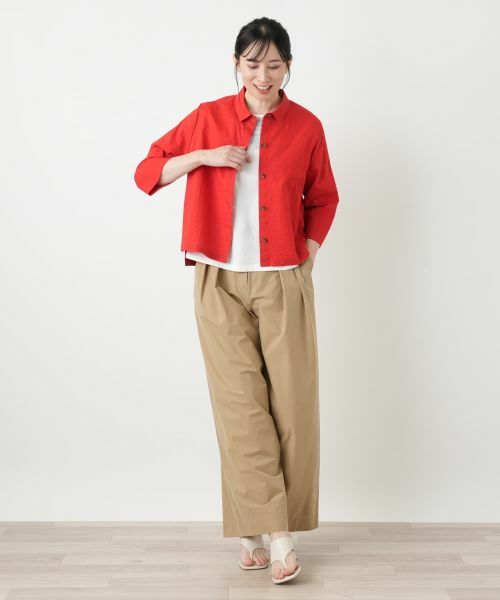 Leilian / レリアン シャツ・ブラウス | 洗えるコットンブラウス【2026_4月カタログ】 | 詳細4