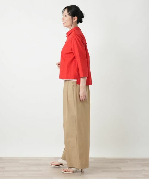 Leilian / レリアン シャツ・ブラウス | 洗えるコットンブラウス【2026_4月カタログ】 | 詳細6