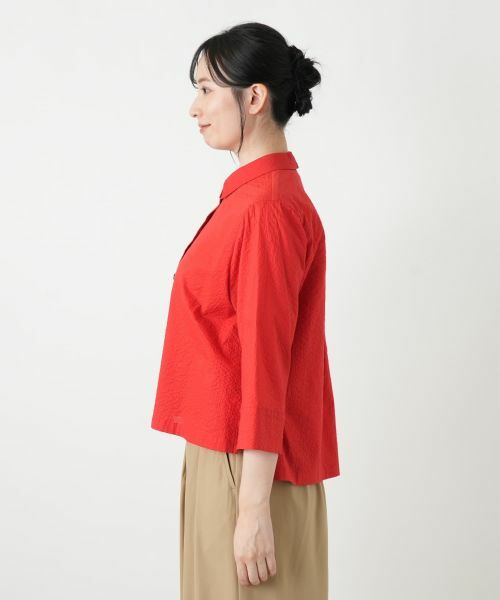 Leilian / レリアン シャツ・ブラウス | 洗えるコットンブラウス【2026_4月カタログ】 | 詳細8