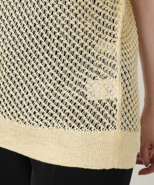 Leilian / レリアン ニット・セーター | 透かし編みドルマンスリーブニット【HAND】 | 詳細13