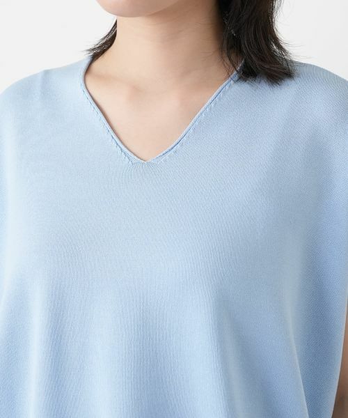 Leilian / レリアン テーラードジャケット | Vネックニットベスト | 詳細10