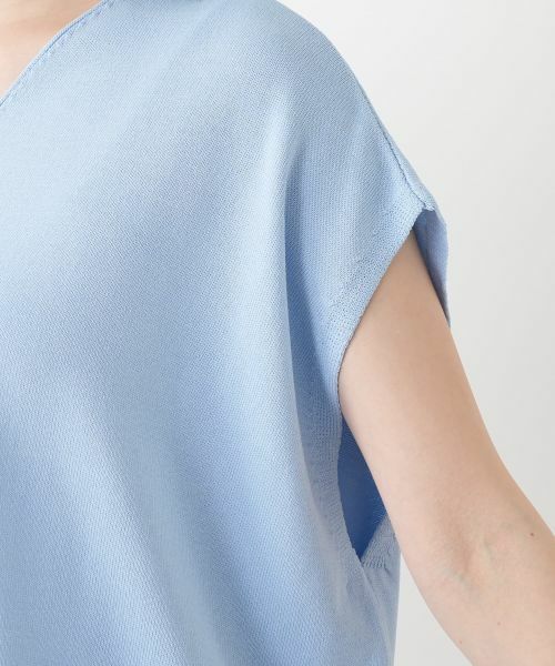 Leilian / レリアン テーラードジャケット | Vネックニットベスト | 詳細12