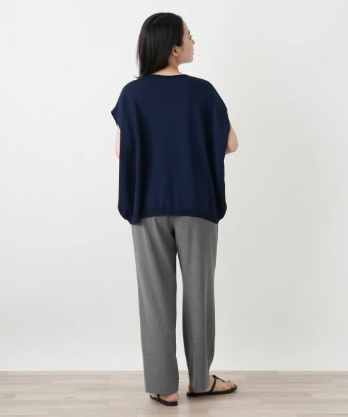 Leilian / レリアン テーラードジャケット | Vネックニットベスト | 詳細3