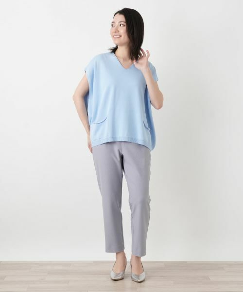 Leilian / レリアン テーラードジャケット | Vネックニットベスト | 詳細4