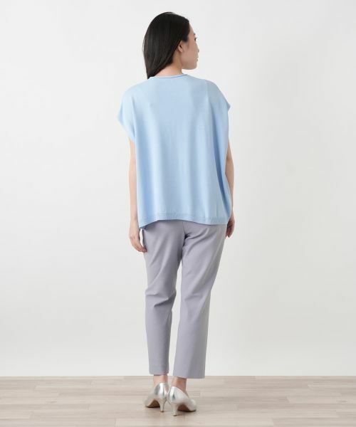 Leilian / レリアン テーラードジャケット | Vネックニットベスト | 詳細6