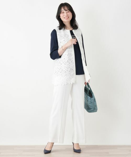 Leilian / レリアン その他パンツ | ウエストゴムパンツ【ROCHAS Premiere】 | 詳細8