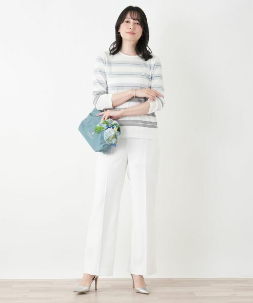 Leilian / レリアン その他パンツ | ウエストゴムパンツ【ROCHAS Premiere】（アイボリー）