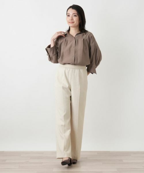 Leilian / レリアン その他パンツ | センタープレスパンツ【ROCHAS Premiere】 | 詳細1