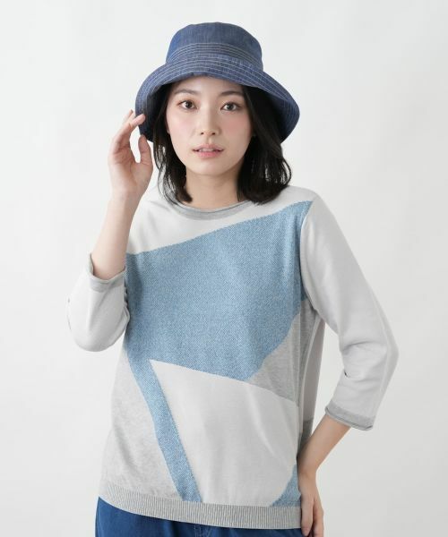 Leilian / レリアン ハット | デニムバケットハット | 詳細4