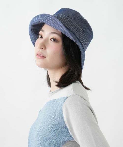 Leilian / レリアン ハット | デニムバケットハット | 詳細5