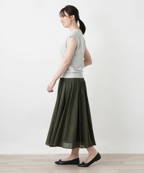 Leilian / レリアン ミニ・ひざ丈スカート | 洗えるスカート【2026_4月カタログ】 | 詳細2