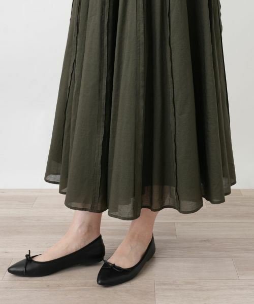 Leilian / レリアン ミニ・ひざ丈スカート | 洗えるスカート【2026_4月カタログ】 | 詳細8