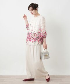 Leilian / レリアン その他パンツ | タックワイドパンツ