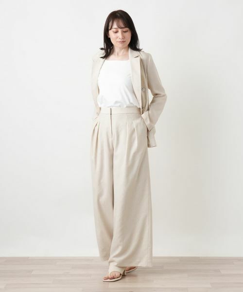 Leilian / レリアン その他パンツ | タックワイドパンツ | 詳細13