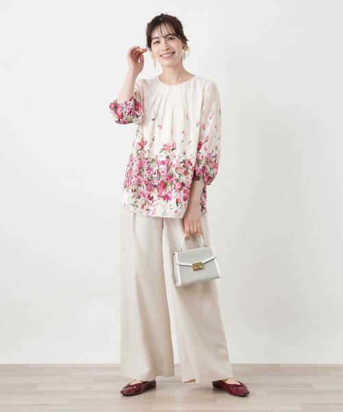 Leilian / レリアン その他パンツ | タックワイドパンツ | 詳細2