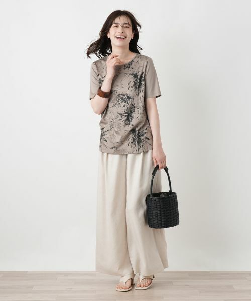 Leilian / レリアン その他パンツ | タックワイドパンツ | 詳細4