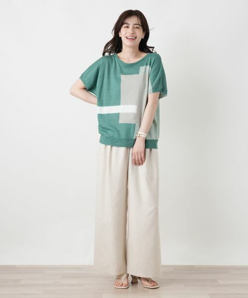 Leilian / レリアン その他パンツ | タックワイドパンツ | 詳細6