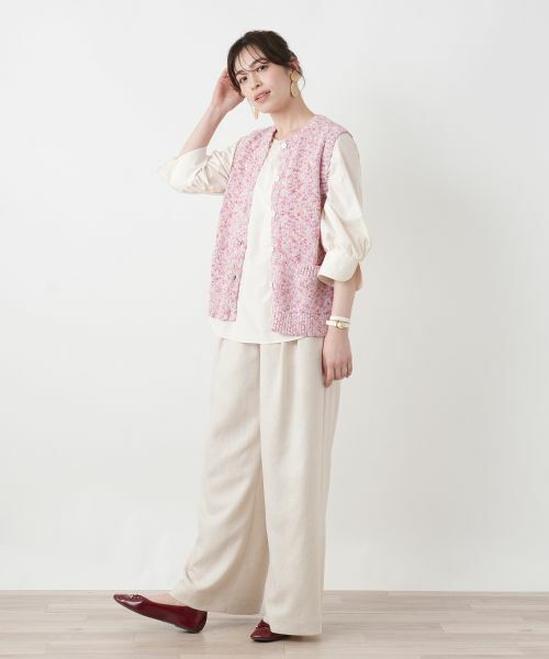 Leilian / レリアン その他パンツ | タックワイドパンツ | 詳細8