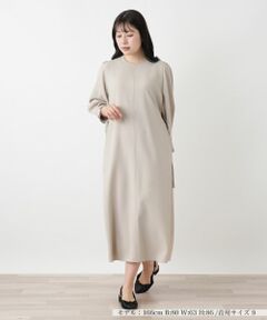 Leilian / レリアン ドレス | サイドコードボリュームワンピース