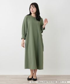 Leilian / レリアン ドレス | サイドコードボリュームワンピース