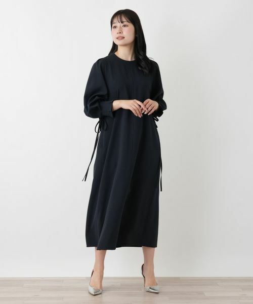 Leilian / レリアン ドレス | サイドコードボリュームワンピース | 詳細1