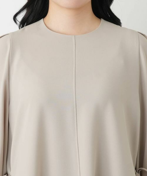 Leilian / レリアン ドレス | サイドコードボリュームワンピース | 詳細13