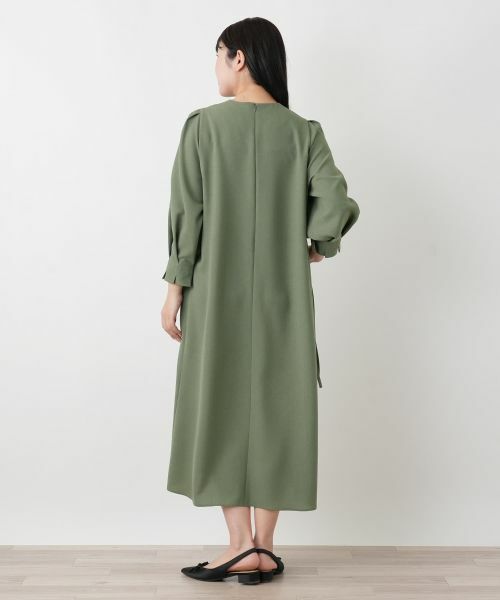 Leilian / レリアン ドレス | サイドコードボリュームワンピース | 詳細6