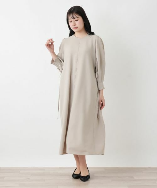 Leilian / レリアン ドレス | サイドコードボリュームワンピース | 詳細7