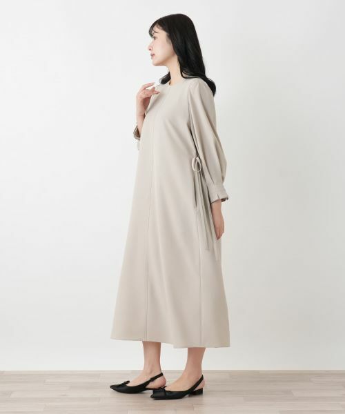 Leilian / レリアン ドレス | サイドコードボリュームワンピース | 詳細8