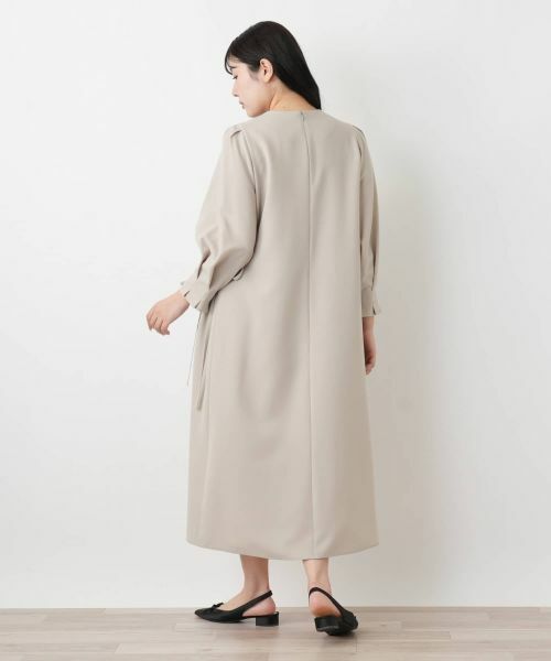 Leilian / レリアン ドレス | サイドコードボリュームワンピース | 詳細9