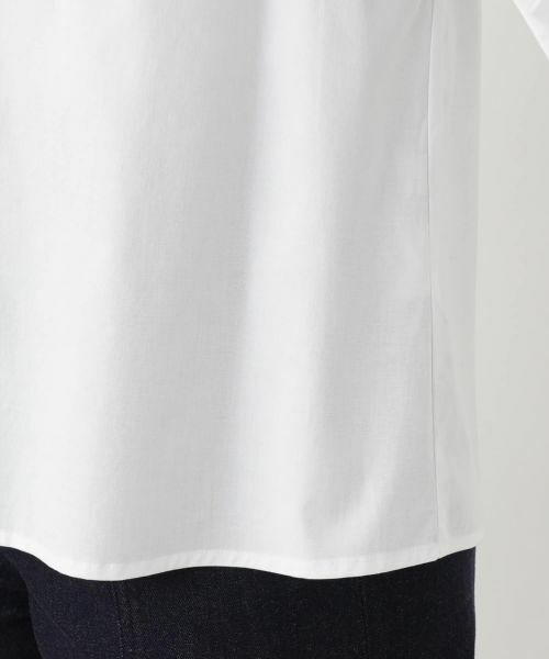 Leilian / レリアン シャツ・ブラウス | レース切替七分袖ブラウス | 詳細11