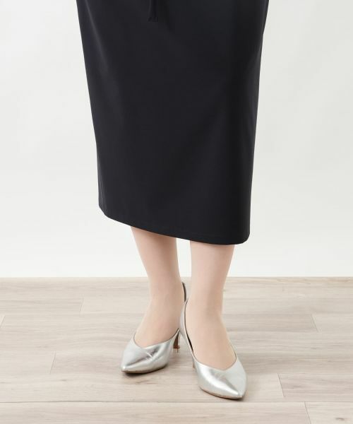 Leilian / レリアン ミニ・ひざ丈スカート | ベルテッドタックスカート【Leilian WHITE LABEL】 | 詳細14