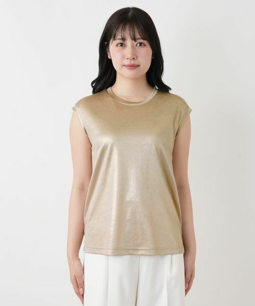 Leilian / レリアン カットソー | シャイニーフレンチスリーブカットソー | 詳細10
