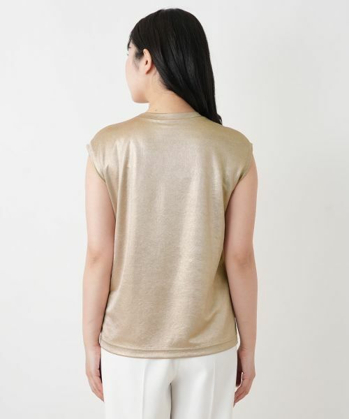 Leilian / レリアン カットソー | シャイニーフレンチスリーブカットソー | 詳細12