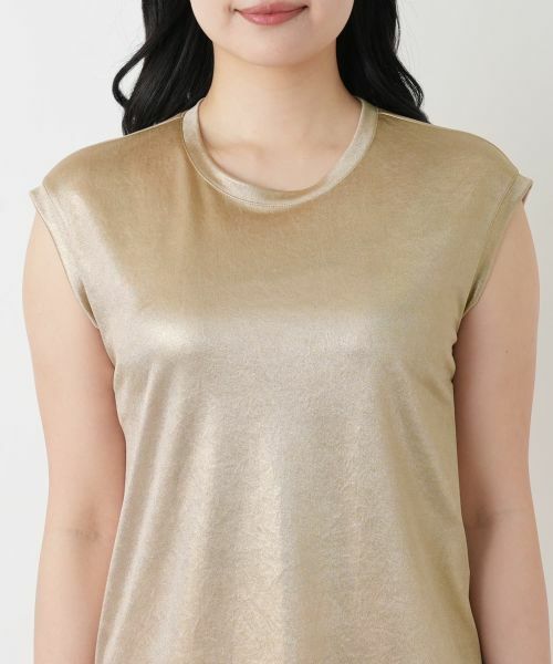 Leilian / レリアン カットソー | シャイニーフレンチスリーブカットソー | 詳細13