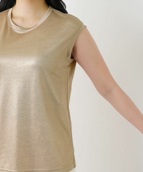 Leilian / レリアン カットソー | シャイニーフレンチスリーブカットソー | 詳細15