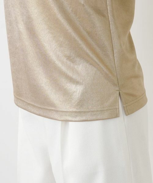 Leilian / レリアン カットソー | シャイニーフレンチスリーブカットソー | 詳細16