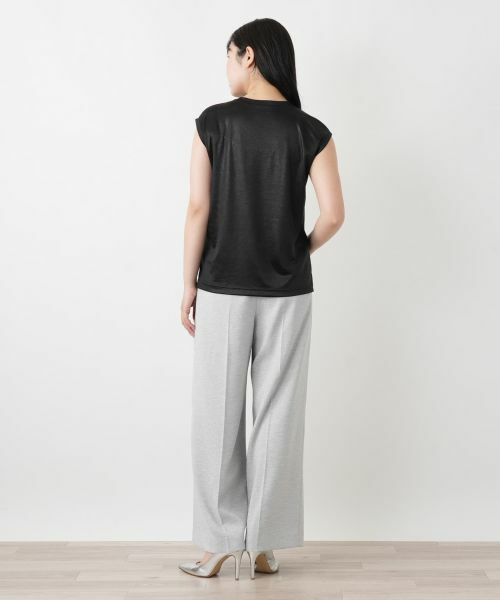 Leilian / レリアン カットソー | シャイニーフレンチスリーブカットソー | 詳細6