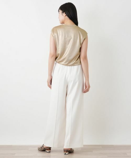 Leilian / レリアン カットソー | シャイニーフレンチスリーブカットソー | 詳細9