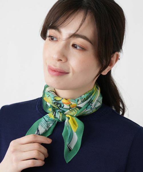Leilian / レリアン バンダナ・スカーフ | シルクプリントスカーフ | 詳細2