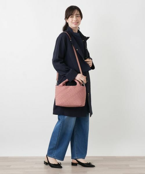 Leilian / レリアン ハンドバッグ | 2WAY編み込みトートバッグ | 詳細14