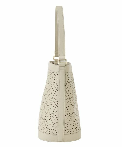 Leilian / レリアン ハンドバッグ | アイレット柄2WAYバケットバッグ | 詳細1